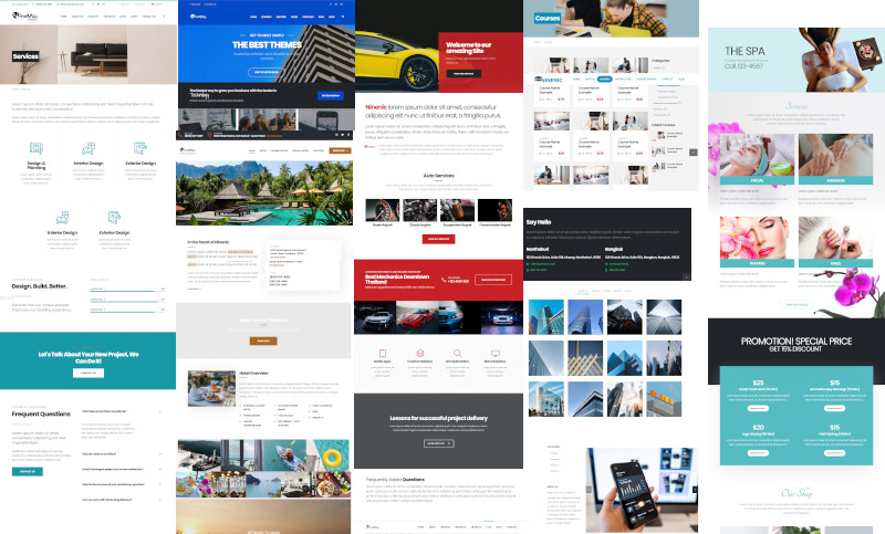 แนะนำเว็บไซต์สำเร็จรูป พร้อมธีม - Business Wordpress Theme