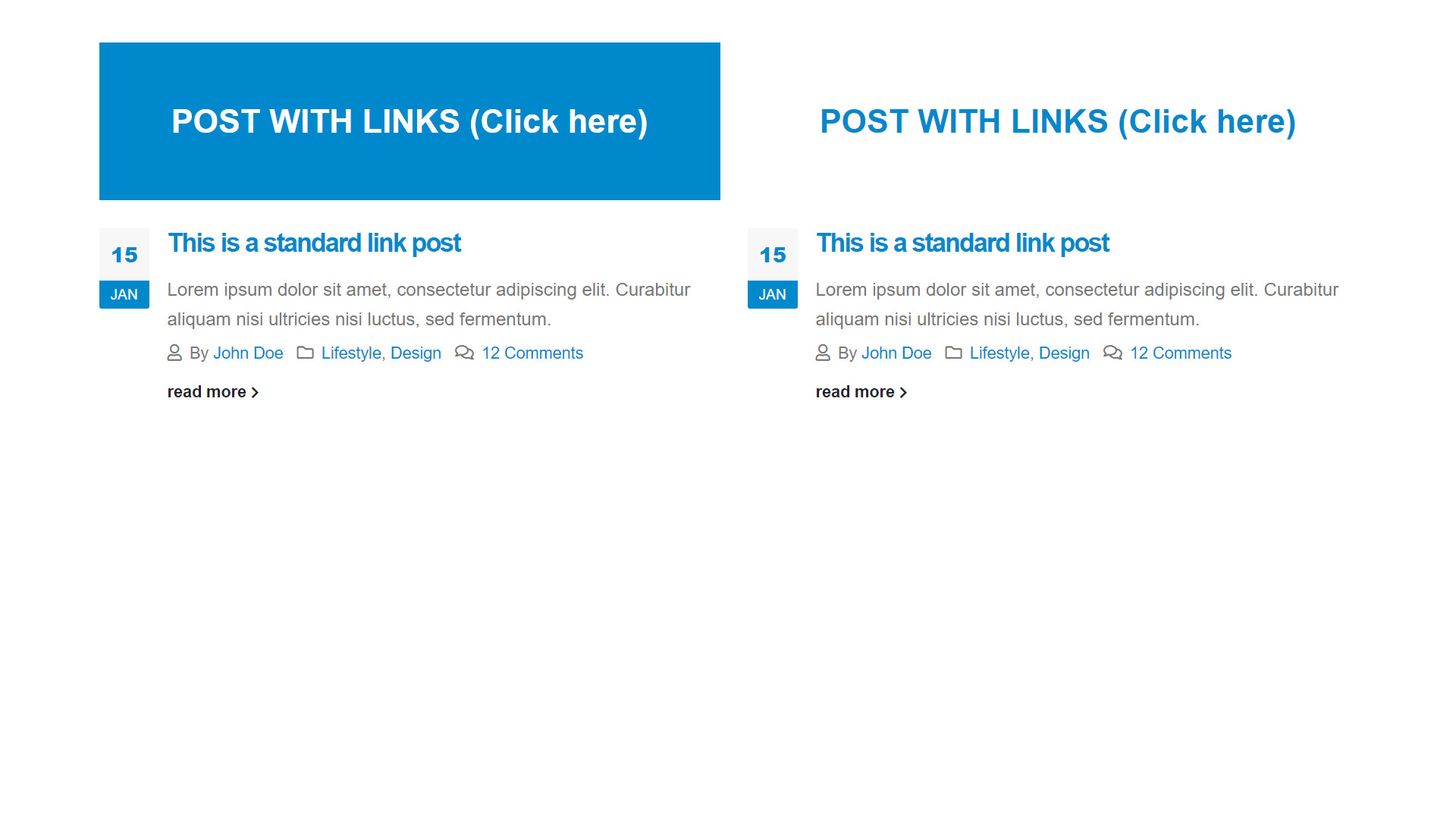 Shortcodes posts –with links แนะนำ เว็บไซต์สำเร็จรูป NineNIC