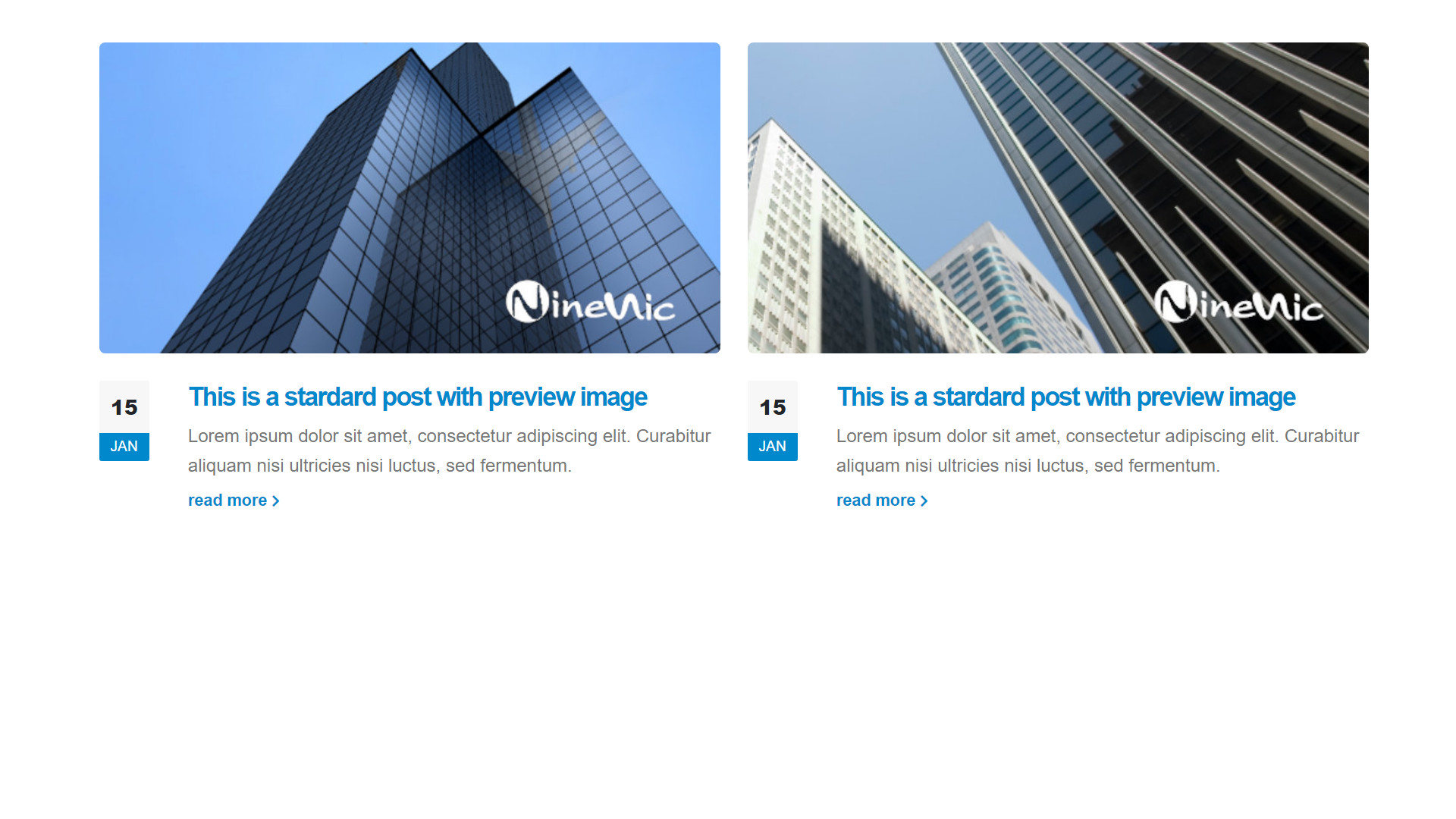Shortcodes posts –with preview 2 images แนะนำ เว็บไซต์สำเร็จรูป NineNIC