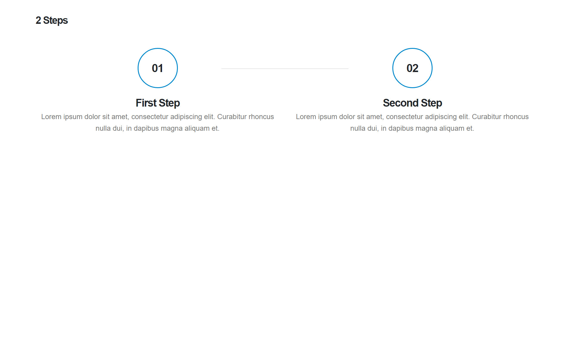 Shortcodes process-2 steps แนะนำ เว็บไซต์สำเร็จรูป NineNIC